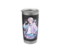 El anime me hizo más fuerte: moda urbana motivada por los otaku Vaso térmico de acero inoxidable de doble pared