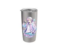 El anime me hizo más fuerte: moda urbana motivada por los otaku Vaso térmico de acero inoxidable de doble pared