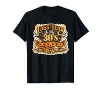 El año Pasado en mis 30 cumpliendo Cuarenta Calabazas Vintage de Halloween Camiseta