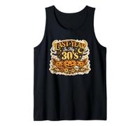 El año Pasado en mis 30 cumpliendo Cuarenta Calabazas Vintage de Halloween Camiseta sin Mangas