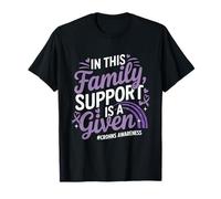 El apoyo de Courage Crohns Awareness Purple Ribbon es un hecho Camiseta