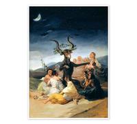 El aquelarre Póster de Francisco José de Goya 70 x 90 cm Cuadros Decoración para la pared