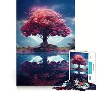 El Árbol de la Vida en Primavera, Rompecabezas de 1000 Piezas para Adolescentes, Juguete para desafiar la Mente, Pasatiempo Tranquilo, Corte preciso, Regalo Encantador 50x75cm