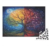 El árbol de la Vida Puzzle 1000 Piezas, Rompecabezas Imposable, Rompecabezas Juego De Habilidad para Toda La Familia, Rompecabezas 1000pcs (75x50cm)