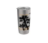 El Árbol Territorio de Carolinas La Palma Sabal Vaso térmico de acero inoxidable de doble pared