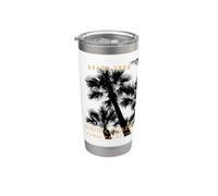 El Árbol Territorio de Carolinas La Palma Sabal Vaso térmico de acero inoxidable de doble pared