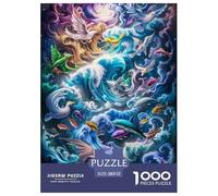 El Arca de Noé 1000 Piezas Rompecabezas Colorido DecoracióN Familiar Jigsaw Juegos EduGatoivos para Adultos 52x38cm/1000pcs