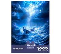 El Arca de Noé 1000 Piezas Rompecabezas Juego De Familia Creativo Maravilloso Puzzle Juego De Desafío Único para Regalos De Viaje, Presente 52x38cm/1000pcs