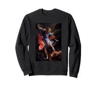El Arcángel Miguel derrotando a Satanás por Guido Reni (1635) Sudadera