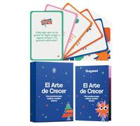 El Arte de Crecer | 60 Cartas de Emociones para Niños | Juego de Inteligencia Emocional y Desarrollo del Lenguaje | Fomenta la Comunicación y la Empatía en Familia | Juego Educativo 5+ Años