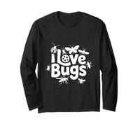 El Arte de diseño de I Love Bugs Enthusiast Manga Larga