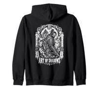 EL Arte DE Las Sombra Secretos MUEVEN por LA Noche Ninja Sudadera con Capucha