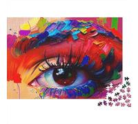 El Arte de los Ojos Puzzles 1000 Piezas De Cartón Grueso Puzle Clásico Anti Estrés Adultos para Actividad para Sobremesa como Regalo Original 38x26cm/1000pcs