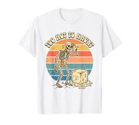 El Arte de Verano es Demasiado caluroso para perseguir a Skeleton Summer Halloween Camiseta