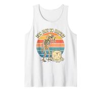 El Arte de Verano es Demasiado caluroso para perseguir a Skeleton Summer Halloween Camiseta sin Mangas