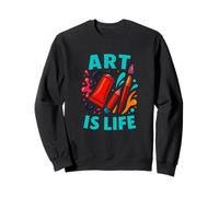 El Arte es la Vida, diseño de Pintor audaz Sudadera