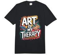 El Arte es mi Pintor Artista de Terapia Comfort Colors Adult Heavyweight T-Shirt