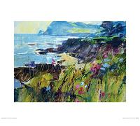 El Arte Grupo Chris Forsey (Getting to The Point, Prawle) - Cuadro Decorativo, Lámina (40 x 50 cm, Papel, Multicolor, 40 x 50 x 1,3 cm)
