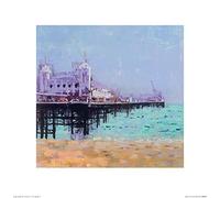 El Arte Grupo Colin Ruffell (Brighton Pier) - Art Print (40 x 40 cm, Papel, Multicolor, 40 x 40 x 1,3 cm