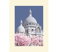 El Arte Grupo David Clapp (Sacre Coeur Infrared, París) - Montado impresión 30 x 40 cm, Papel, Multicolor, 30 x 40 x 1,3 cm