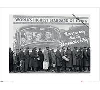 El Arte Grupo del Mundo más Alto Nivel de Vida Tiempo Vida Arte impresión, Papel, Multicolor, 60 x 80 x 1,3 cm