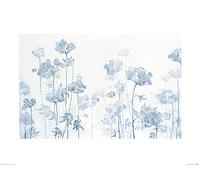 El Arte Grupo Hans Andkjaer - Lienzo Decorativo (Black Stems II) - Lámina Decorativa (60 x 80 cm, Papel, Multicolor, 60 x 80 x 1,3 cm