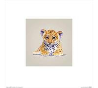 El Arte Grupo John Butler (Jaguar) - Lámina Decorativa (30 x 30 cm, Papel, Multicolor, 30 x 30 x 1,3 cm