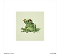 El Arte Grupo John Butler (Rana) - Lámina Decorativa (30 x 30 cm, Papel, Multicolor, 30 x 30 x 1,3 cm