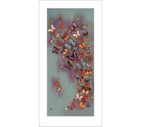 El Arte Grupo Moteado Color Morado Lily Greenwood Art Print, Papel, Multicolor, 50 x 100 x 1,3 cm