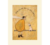 El Arte Grupo Sam Toft (¿Cómo Hemos Llegado Tan Viejo, Doris) - Montado impresión 30 x 40 cm, Papel, Multicolor, 30 x 40 x 1,3 cm