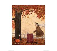 トライエックス El Arte Grupo Sam Toft (después de la Calabaza) - Lámina Decorativa (40 x 50 cm, Papel, Multicolor, 40 x 50 x 1,3 cm)