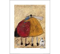 El Arte Grupo Sam Toft (Hugs en el Camino a casa) - Lámina Decorativa (30 x 40 cm, Papel, Multicolor, 30 x 40 x 1,3 cm