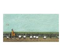 El Arte Grupo Sam Toft Moses Follows That Picnic Basket impresión DE Lienzo, algodón, Multicolor, 1,8 x 50 x 100 cm