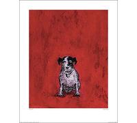 El Arte Grupo Sam Toft (pequeño Perro) - Lámina Decorativa (40 x 50 cm, Papel, Multicolor, 40 x 50 x 1,3 cm)