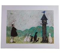 El Arte Grupo Sam Toft (un público con Corazones) - Lámina Decorativa (60 x 80 cm, Papel, Multicolor, 60 x 80 x 1,3 cm