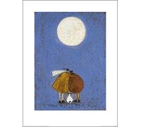 El Arte Grupo Sam Toft (una Luna A Call su Propio) - Lámina Decorativa (30 x 40 cm, Papel, Multicolor, 30 x 40 x 1,3 cm