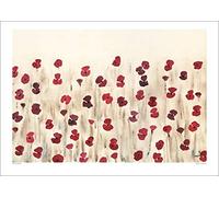 El Arte Grupo Simon Fairless (Poppy Profusion) - Lámina Decorativa (60 x 80 cm, Papel, Multicolor, 60 x 80 x 1,3 cm