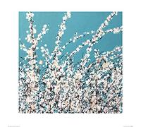 El Arte Grupo Simon Fairless (Primera Flores) - Lámina Decorativa (60 x 60 cm, Papel, Multicolor, 60 x 60 x 1,3 cm