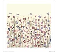 El Arte Grupo Simon Fairless (Verano Flores) - Art Print (40 x 40 cm, Papel, Multicolor, 40 x 40 x 1,3 cm