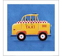 El Arte Grupo Simon Hart (Amarillo Taxi) - Art Print (40 x 40 cm, Papel, Multicolor, 40 x 40 x 1,3 cm