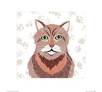 El Arte Grupo Simon Hart (Ginger Tom) - Art Print (40 x 40 cm, Papel, Multicolor, 40 x 40 x 1,3 cm