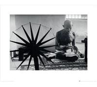 El Arte Grupo Tiempo Vida (Gandhi) - Lámina Decorativa (40 x 50 cm, Papel, Multicolor, 40 x 50 x 1,3 cm)