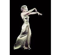 El Arte Grupo Tiempo Vida (Marilyn Monroe-Gold Vestido) - Lienzo Decorativo (30 x 40 cm, Madera, Multicolor, 30 x 40 x 1,3 cm