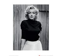 El Arte Grupo Tiempo Vida (Marilyn Monroe) - Lámina Decorativa (40 x 50 cm, Papel, Multicolor, 40 x 50 x 1,3 cm)