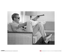 El Arte Grupo Tiempo Vida (Steve Mcqueen-Takes Objetivo) - Lámina Decorativa (30 x 40 cm), Papel, Multicolor, 30 x 40 x 1.3 cm