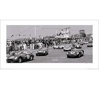 El Arte Grupo Tourist Trophy TT, Goodwood, 1959 Jesse Alexander Art Print, Papel, Multicolor, 50 x 100 x 1,3 cm