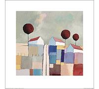 El Arte Grupo Verano Luz Derek Melville Cuadro Decorativo Art Print, Papel, Multicolor, 40 x 40 x 1,3 cm