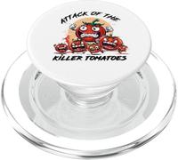 El Ataque de los Tomates Asesinos Jardín Vegetariano Vegano PopSockets PopGrip para MagSafe
