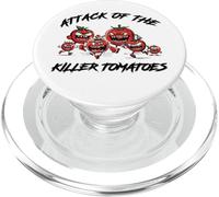 El Ataque de los Tomates Asesinos Jardín Vegetariano Vegano PopSockets PopGrip para MagSafe