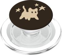 El Aterrador Gato Tomcat del Y2K de los 90 se Asusta bajo Las Estrellas PopSockets PopGrip para MagSafe